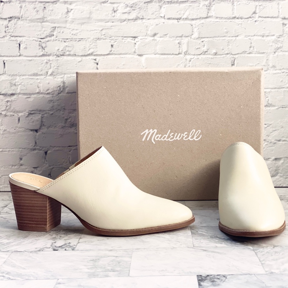 NEW Madewell The Harper Leather Mules - Picture 2 of 10